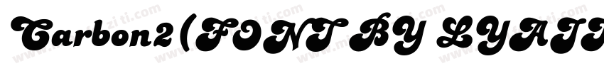 Carbon2(FONT BY LYAJKA) Regular字体转换